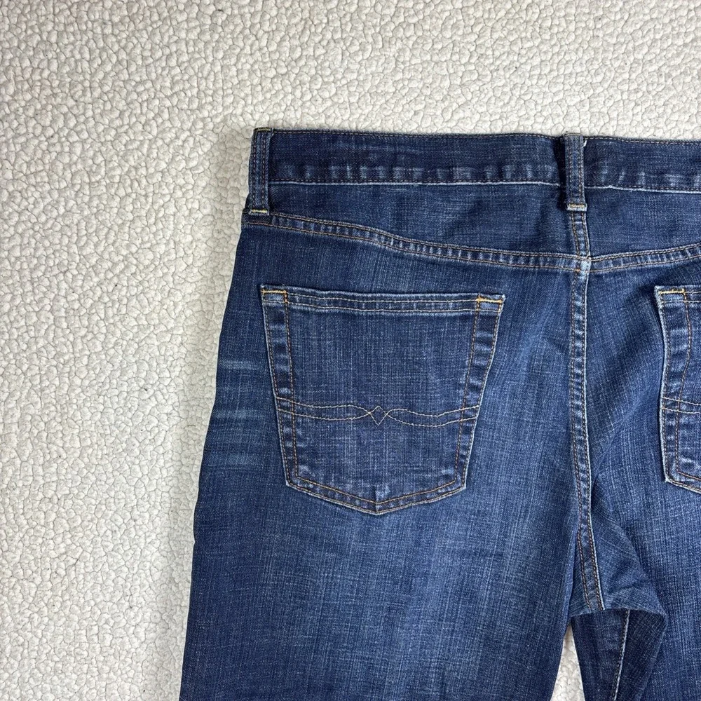Lucky Brand 361 Vintage Straight Men W34 L30 Dark Wash Stretch Classic Fit Jeans